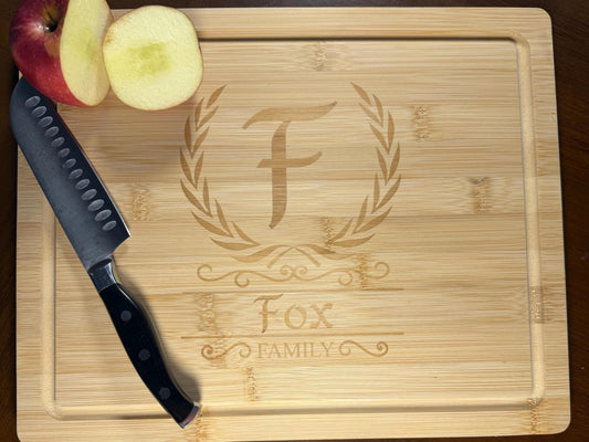 Custom Engraved Bamboo Cutting Boards - Your logo/image OR pick from our collection - Great Gift - High Quality - Durable