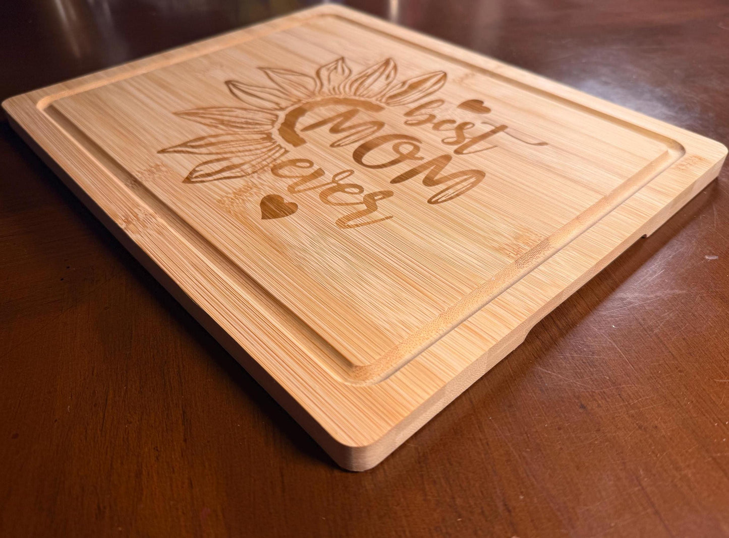 Custom Engraved Bamboo Cutting Boards - Your logo/image OR pick from our collection - Great Gift - High Quality - Durable