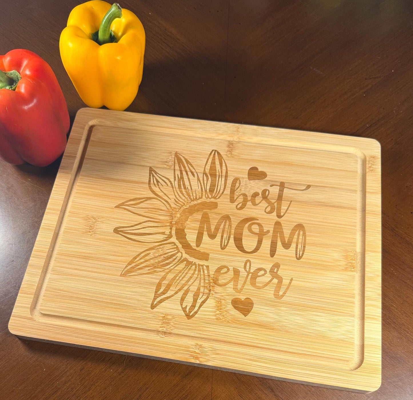 Custom Engraved Bamboo Cutting Boards - Your logo/image OR pick from our collection - Great Gift - High Quality - Durable